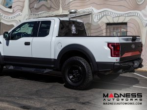 Ford Raptor Rear Bumper Honey Badger by Addictive Desert Designs - 2017 - With Side Light Mounts 10" 